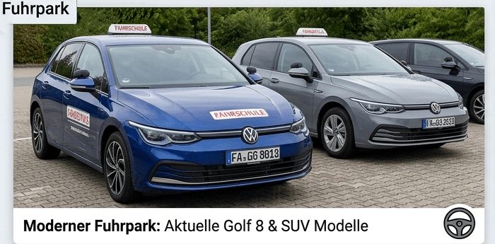 Aktuelle Golf 8 & SUV Modelle