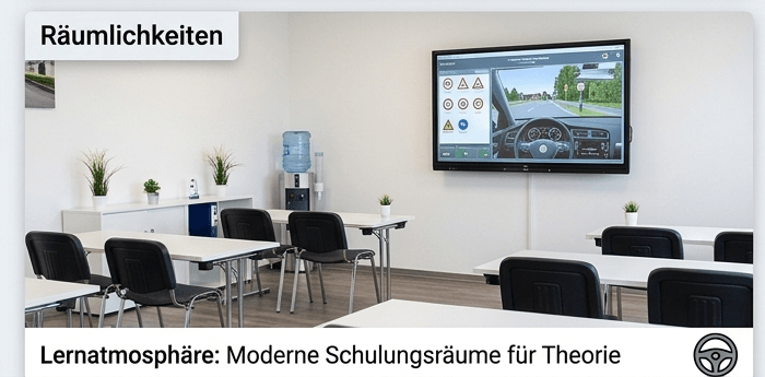 Moderne Schulungsräume für Theorie